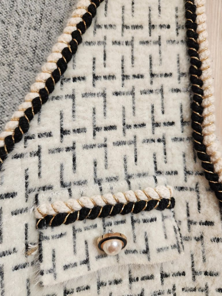 여성조끼 여자 겨울 니트조끼--2