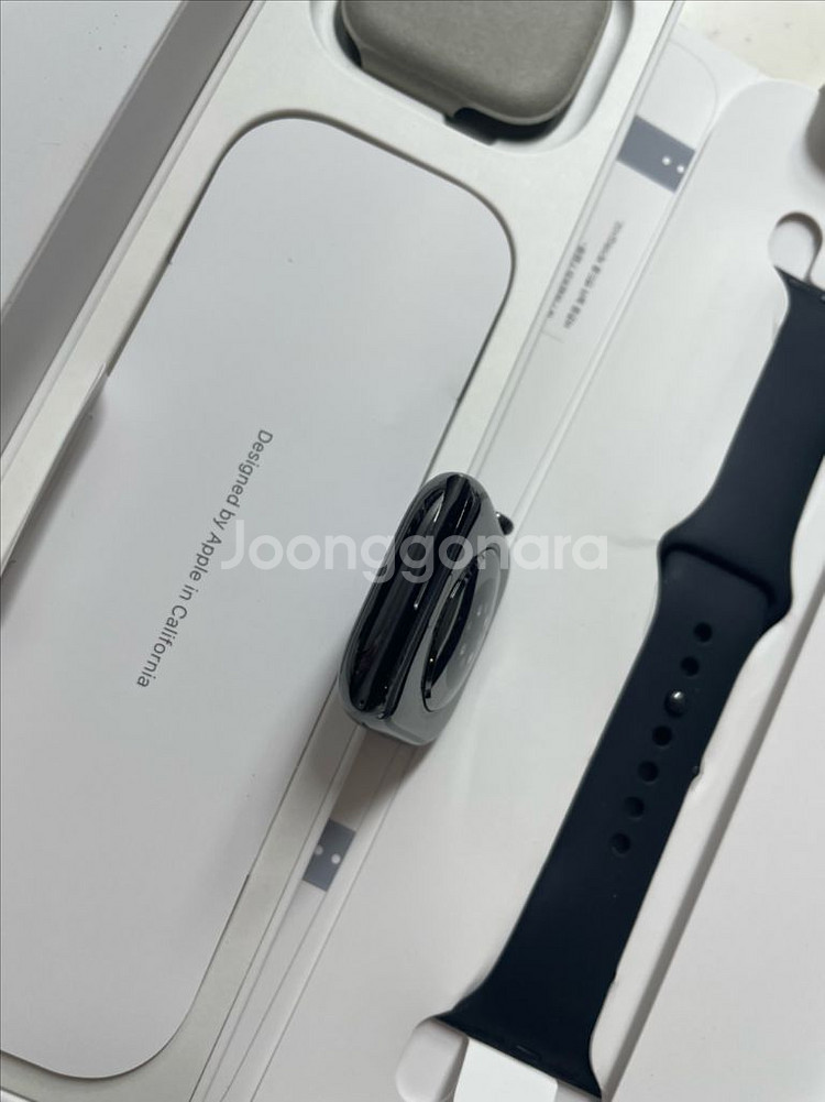 애플워치10티타늄 46mm 슬레이트 SSS급--6