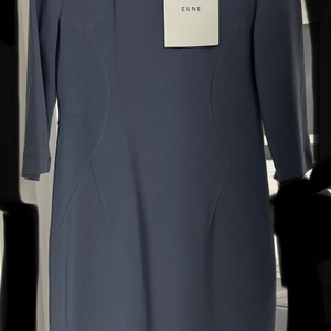 시착만한새상품) 으네드레스 (아나운서 원피스)세상편한원피스 뮤트블루 66 L사이즈