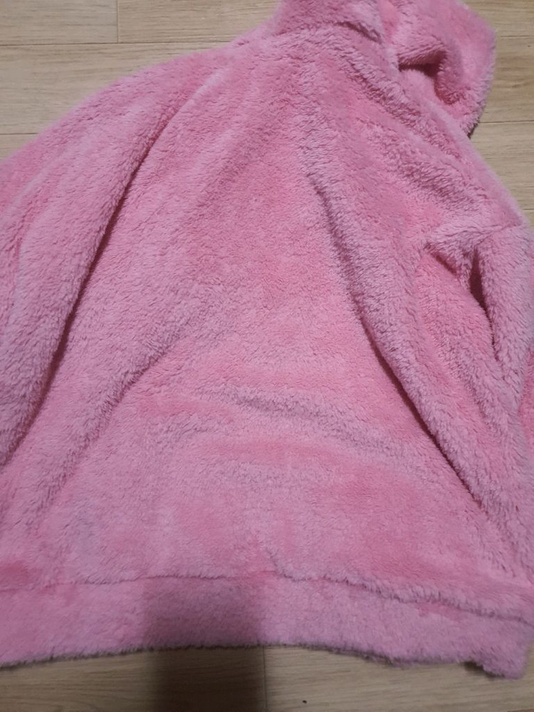 새옷,~88이하/여성 숏기장 오버핏 양털 후리스 뽀글이 후드 자켓 점퍼--2