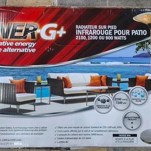 에너지 G+ 야외용 파티오 전기히터