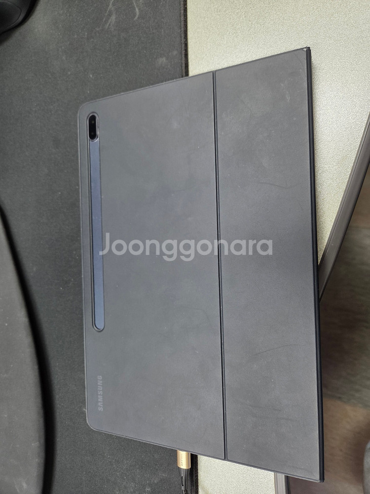 삼성 갤럭시 탭 S7 FE 128G + 정품키보드 케이스(펜 포함) + 블루투스 마우스--1