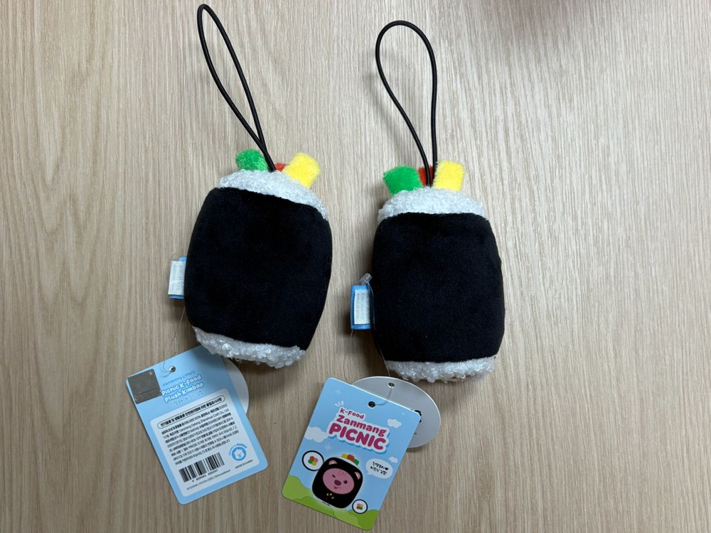 잔망루피 피크닉 김밥 인형 키링(새상품) 이미지