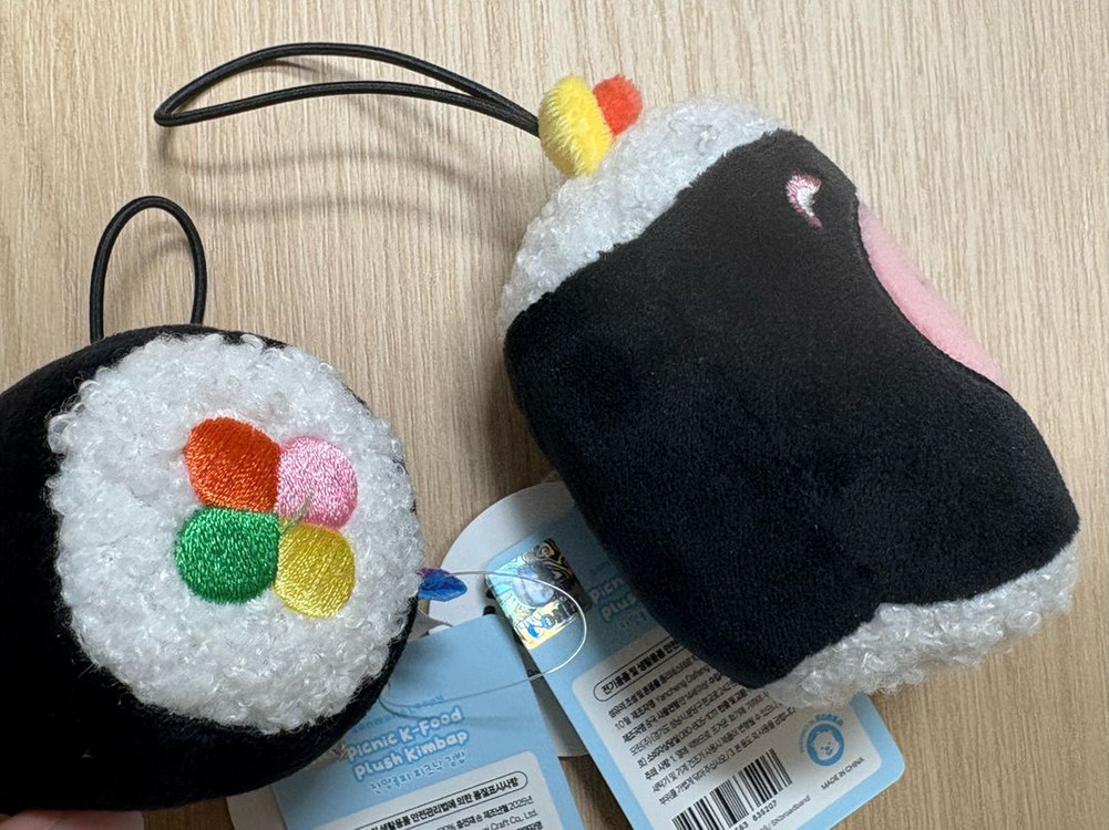 잔망루피 피크닉 김밥 인형 키링(새상품) 이미지