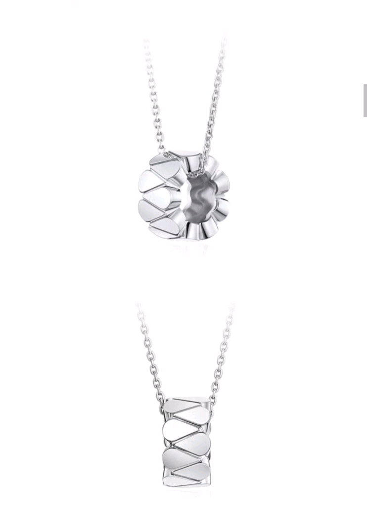 골든듀 듀이터널스2 화골 화이트골드 펜던트(체인제외) 미착용 새상품--2