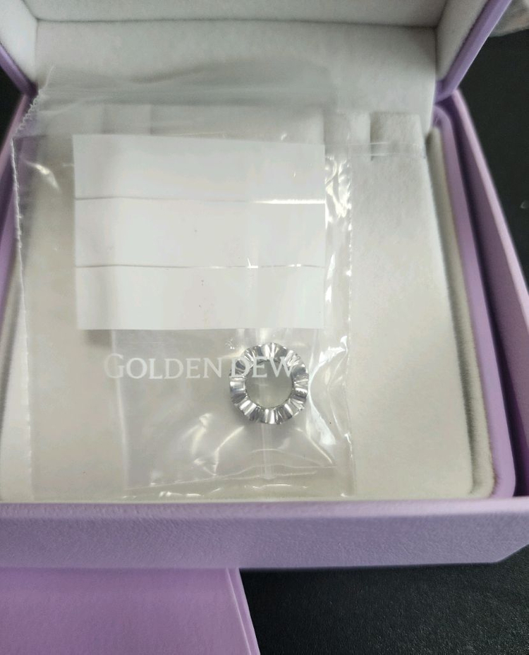 골든듀 듀이터널스2 화골 화이트골드 펜던트(체인제외) 미착용 새상품--0