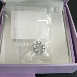 골든듀 듀이터널스2 화골 화이트골드 펜던트(체인제외) 미착용 새상품