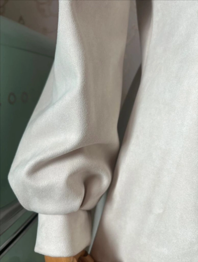 크림 핀턱 퍼프 미니 원피스 새제품 이미지