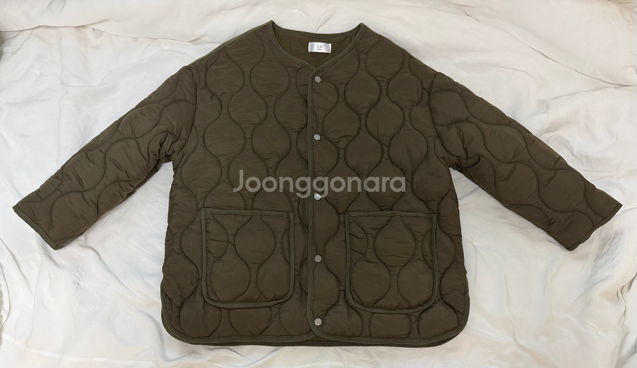 [미 시착 새 상품] 돈비레잇 퀼팅 자켓 카키--1