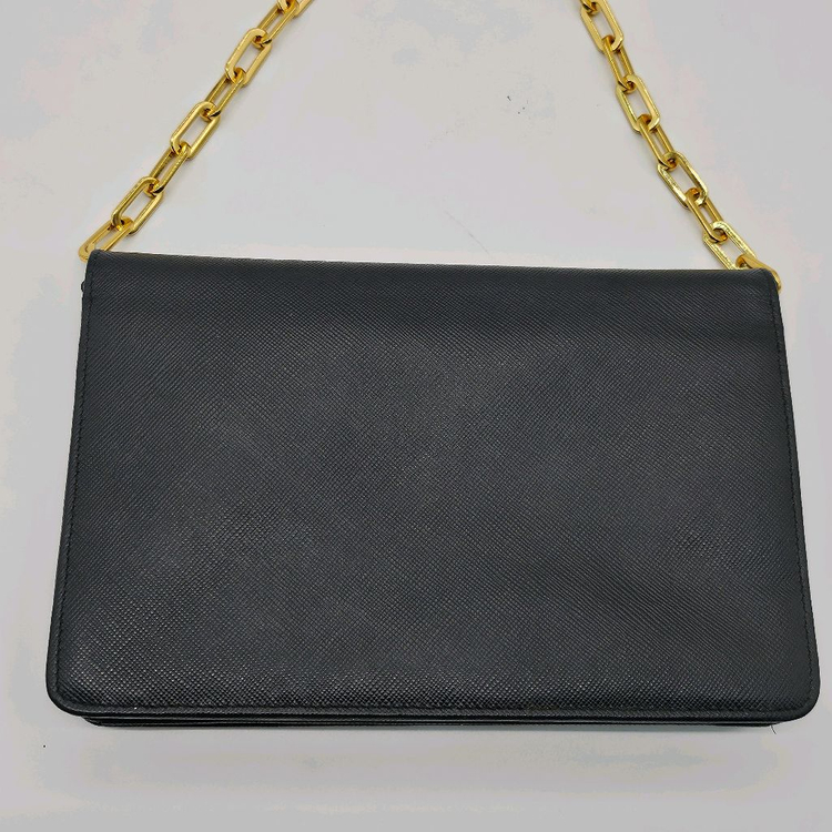 정품 프라다 사피아노 체인 크로스백--2