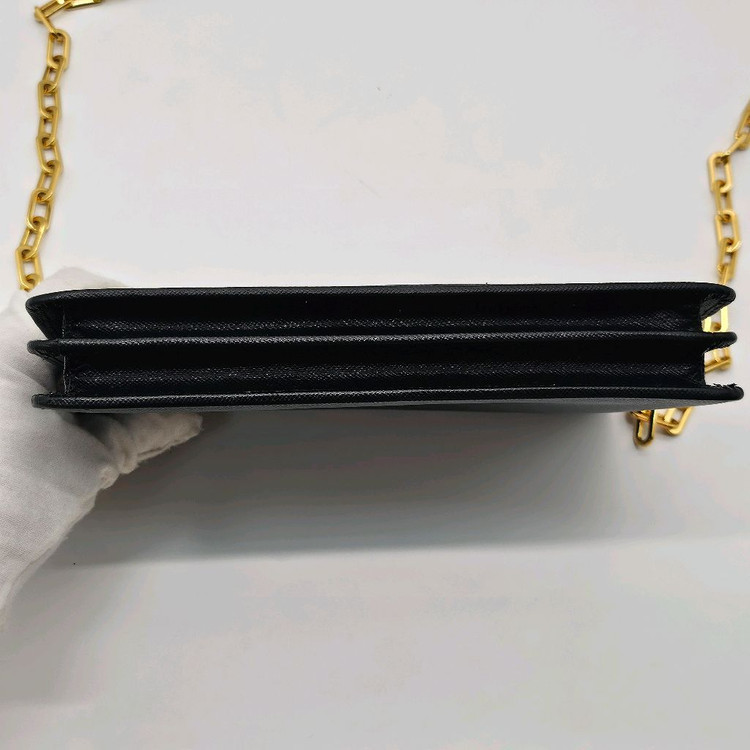 정품 프라다 사피아노 체인 크로스백--5