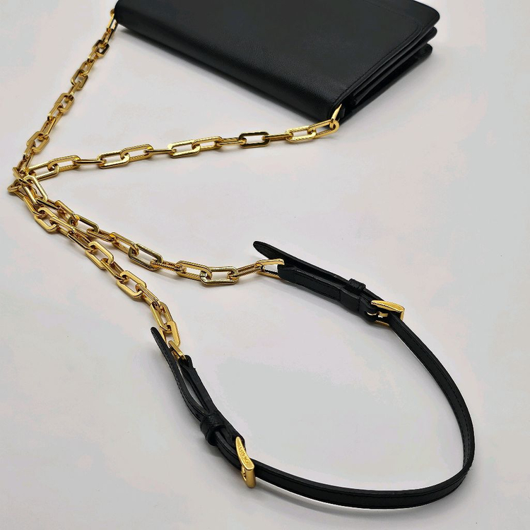 정품 프라다 사피아노 체인 크로스백--7