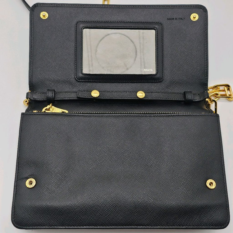 정품 프라다 사피아노 체인 크로스백--8