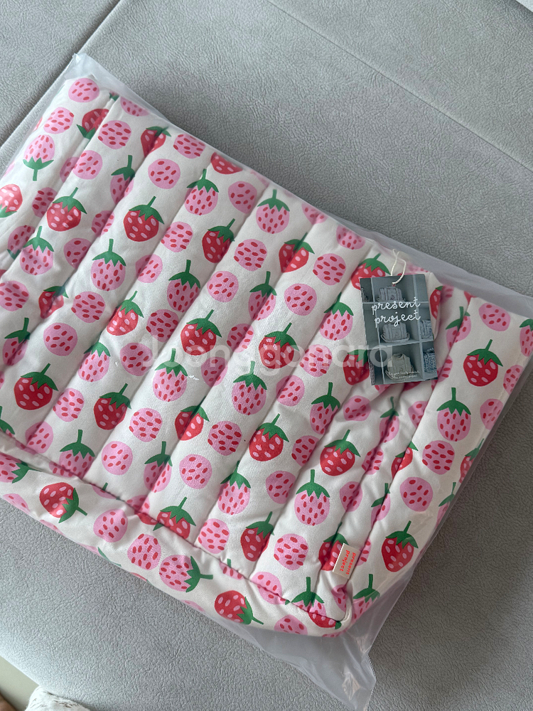 프프 프레젠트프로젝트 빅베리 쿠션백 판매합니다--1