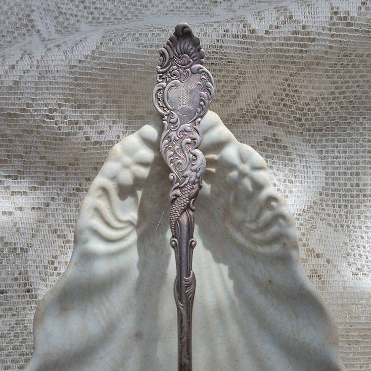 빈티지스푼 빈티지실플 실버플레이트 실플스푼 서빙스푼 빈티지커트러리--2