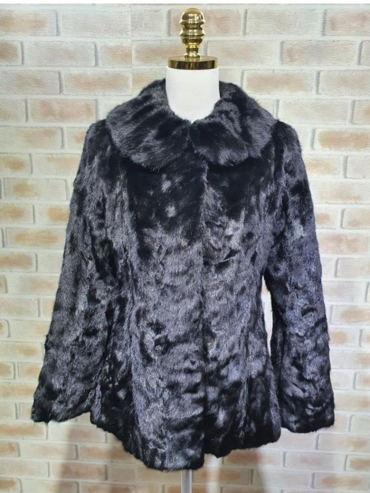 진도 상태좋은 100% 밍크 코트 55--1