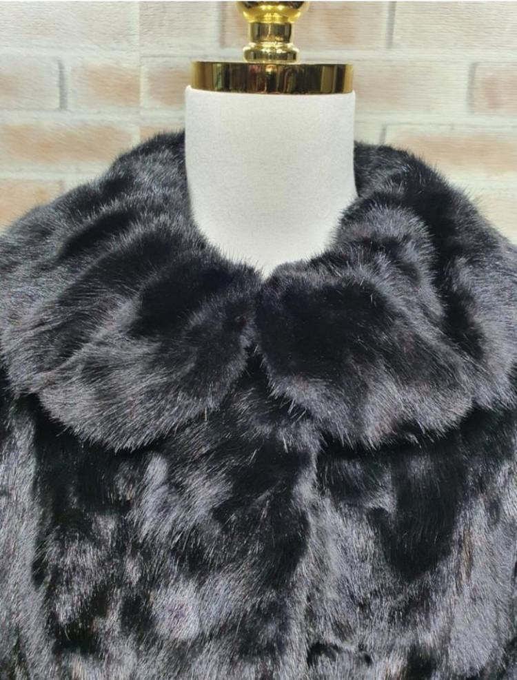 진도 상태좋은 100% 밍크 코트 55--2