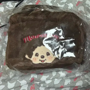 정품 몬치치 사각 퍼 파우치 가방