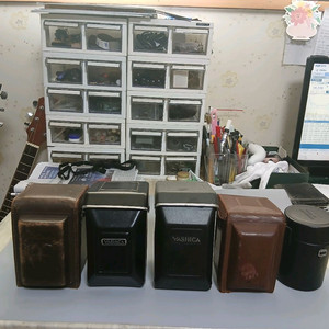 빈티지 필름카메라 케이스 세트