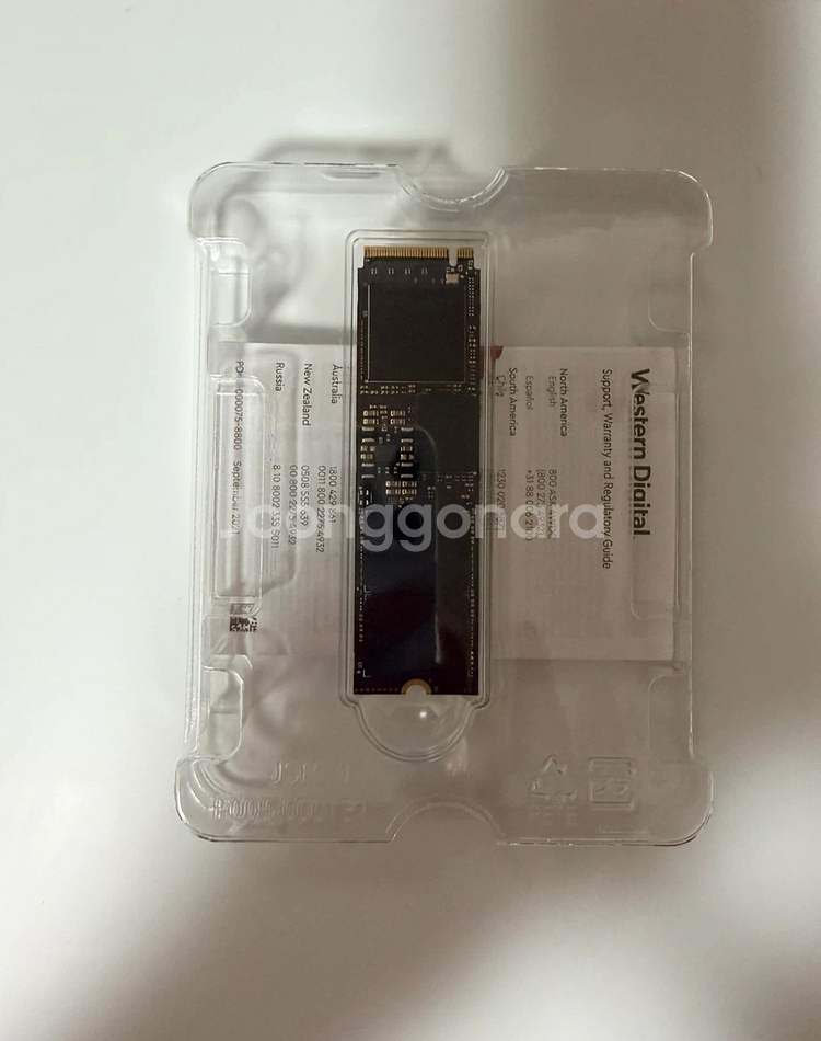 WD BLACK SN850X NVMe SSD 2TB 거의 신삥--1