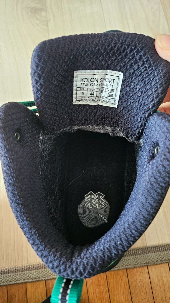 코오롱고어텍스 등산화 280mm 이미지