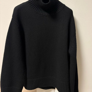 ORR 울100 터틀넥 풀오버 블랙 M