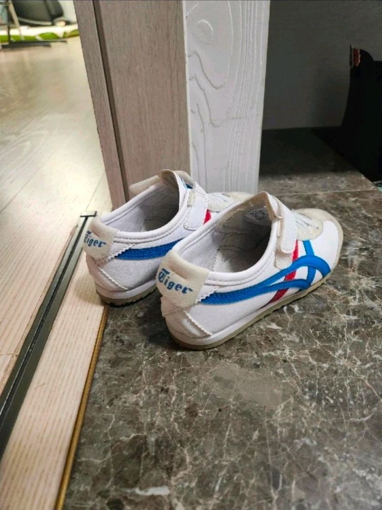 오니츠카타이거 멕시코 66 키즈 벨크로 운동화--3