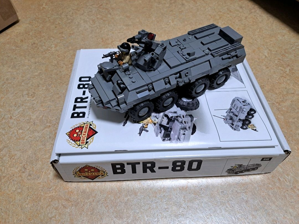 brickmania 커스텀 btr-80 장갑차--1