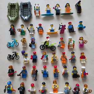 레고 시티 미니피규어 일괄 판매