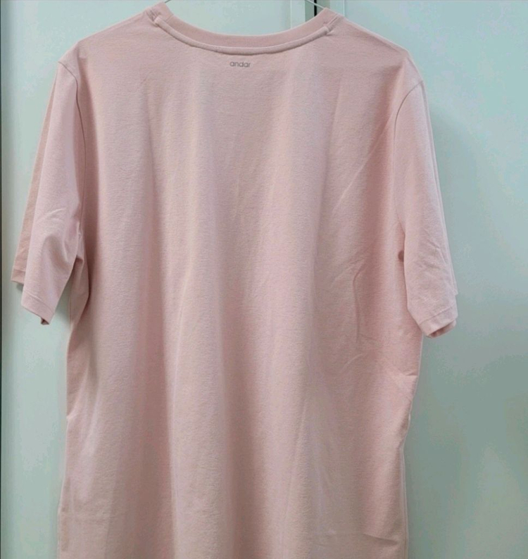 (새상품/정가35,000) 안다르 NEW 에어리핏 오버핏 숏슬리브--1