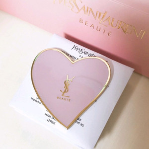입생로랑 핑크 하트 미러 거울 손거울