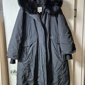 AtG 엣지 구스다운 롱 패딩 폭스퍼 후드 77