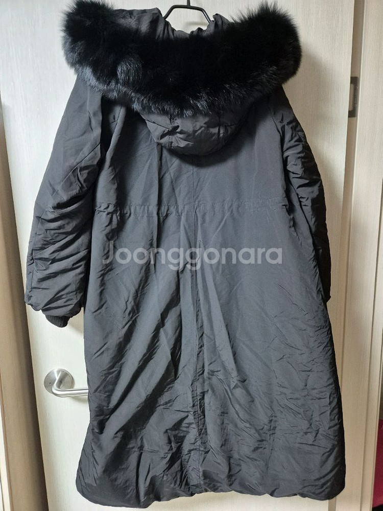 AtG 엣지 구스다운 롱 패딩 폭스퍼 후드 77--1