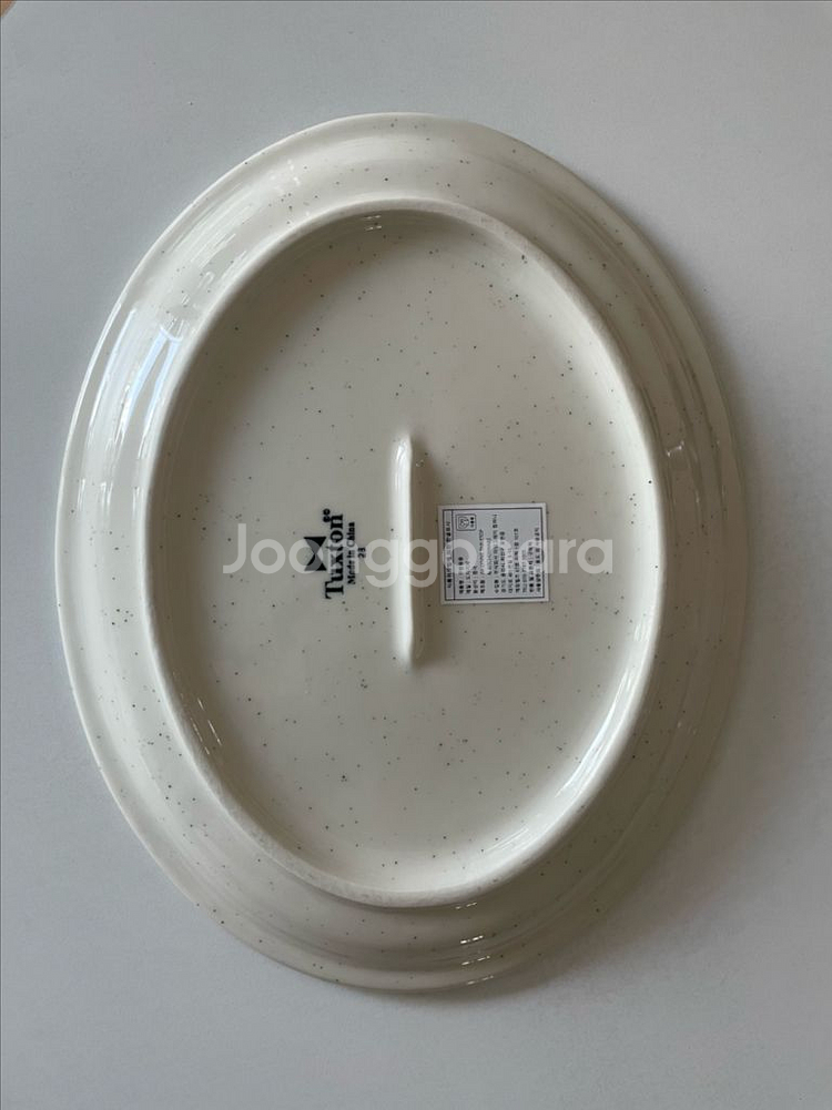 새상품) 턱스톤 에메랄드 오발플레이트 L 사이즈--1