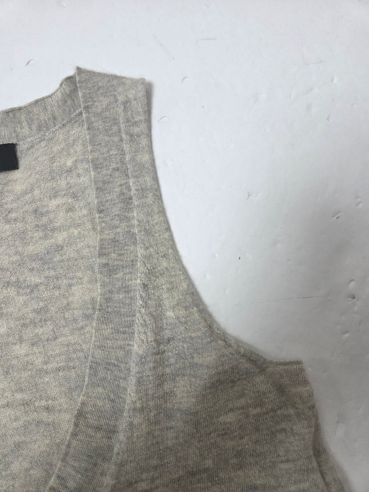 이자벨마랑 캐시미어 실크 혼방 니트베스트 그레이(XS) 이미지