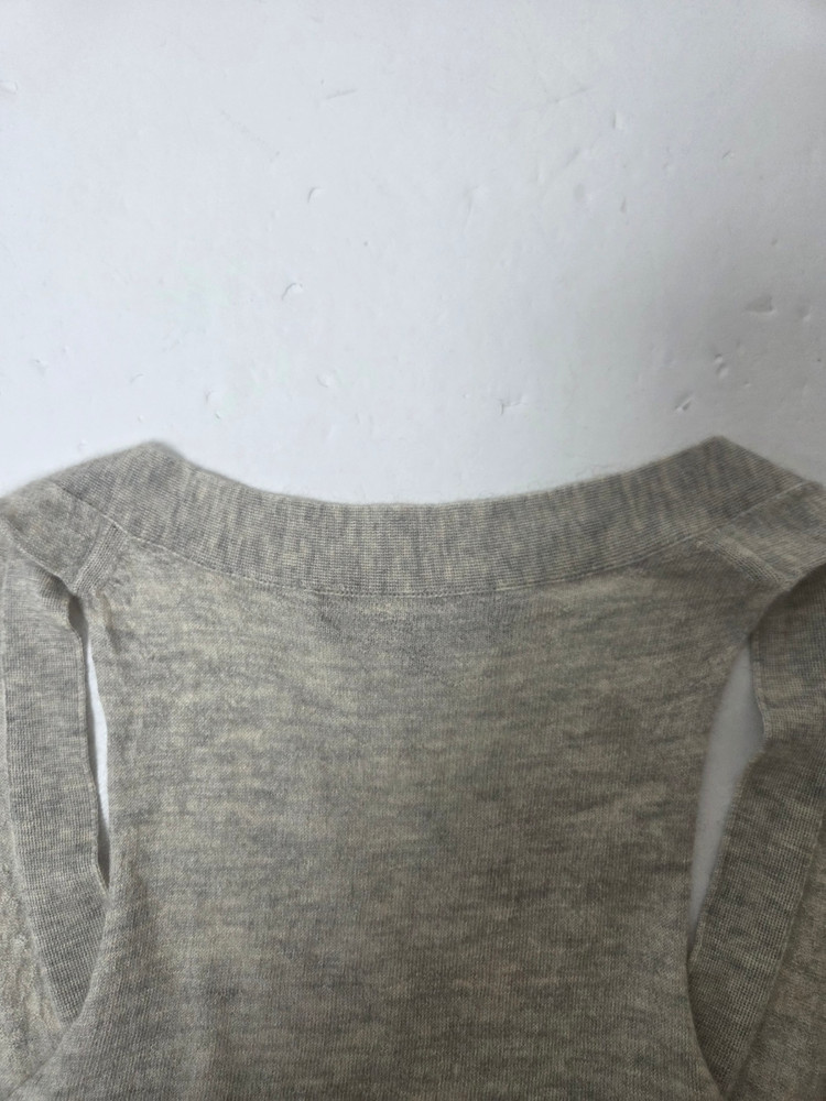 이자벨마랑 캐시미어 실크 혼방 니트베스트 그레이(XS) 이미지