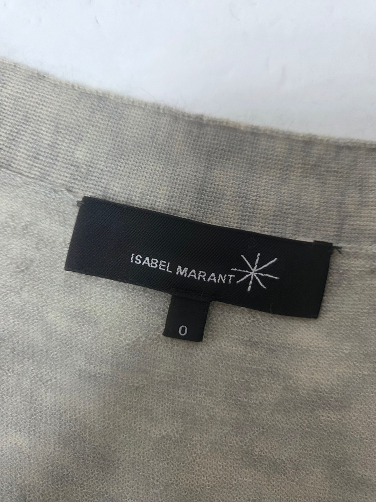 이자벨마랑 캐시미어 실크 혼방 니트베스트 그레이(XS) 이미지