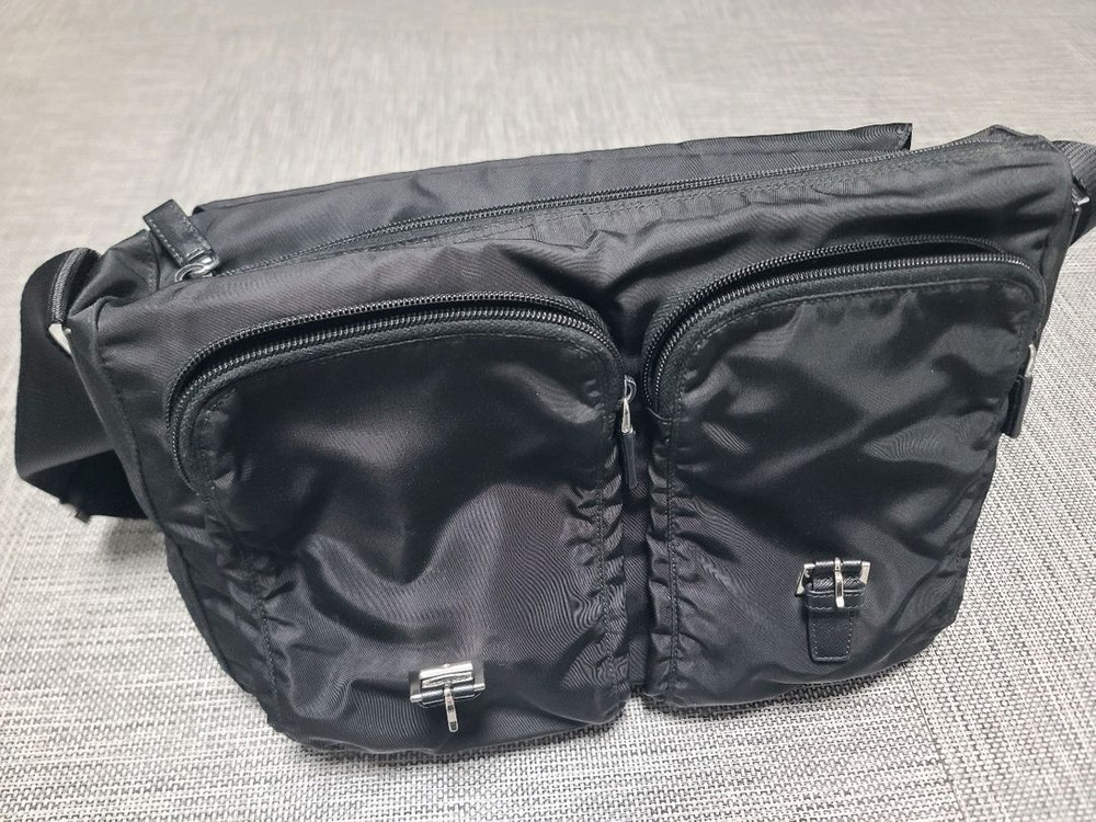 프라다 리나일론 사피아노 메신저백 크로스백 1bd738 투포켓백--2