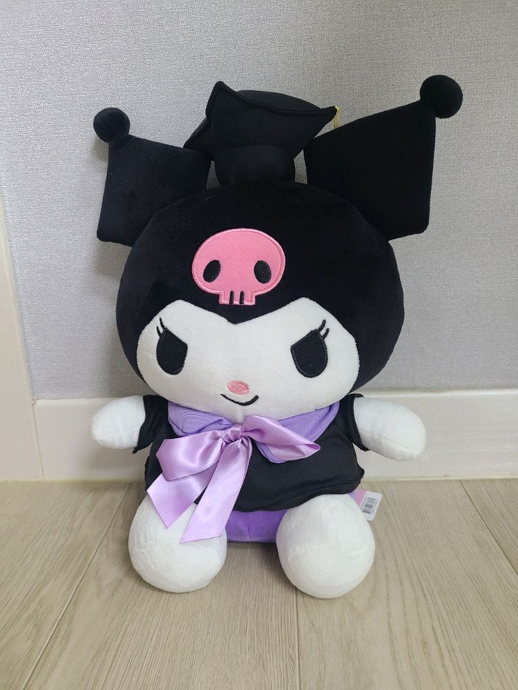 학사모 쓴 쿠로미 중형인형 뽑기인형 판매--0