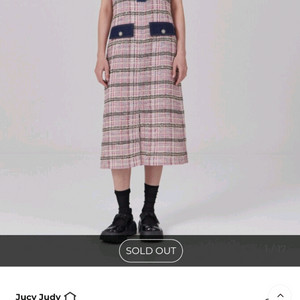 새상품 쥬시쥬디 J민소매트위드원피스(착불)