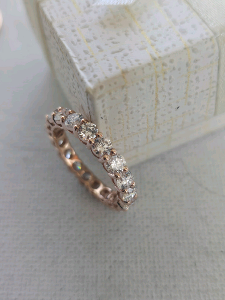 14k 랩다이아 반지--1