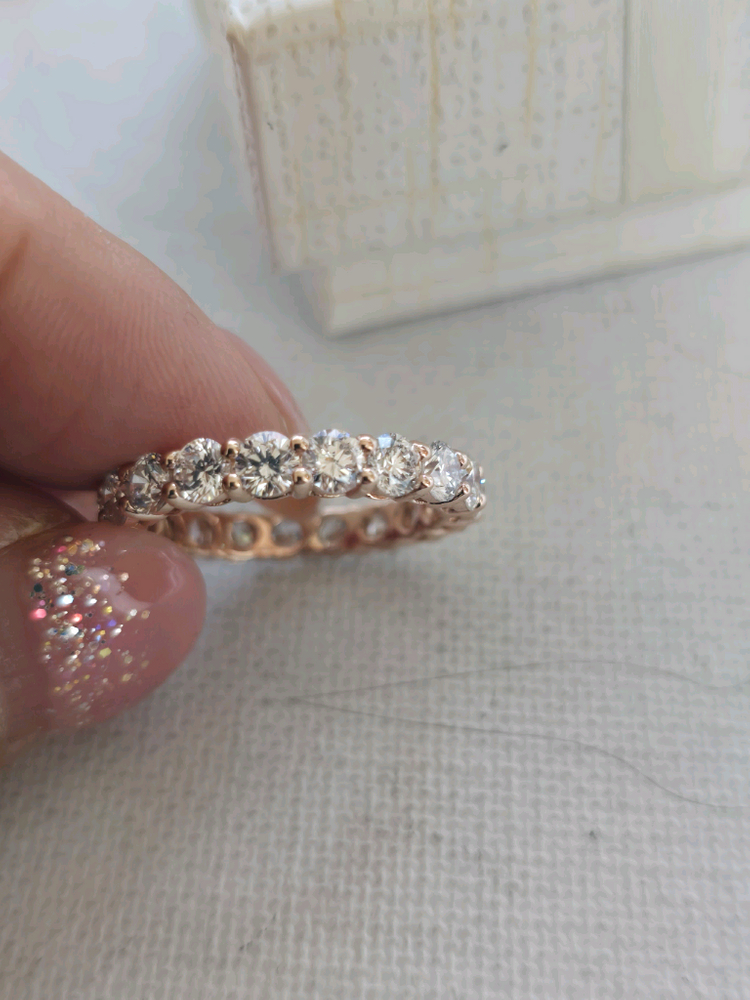 14k 랩다이아 반지--3