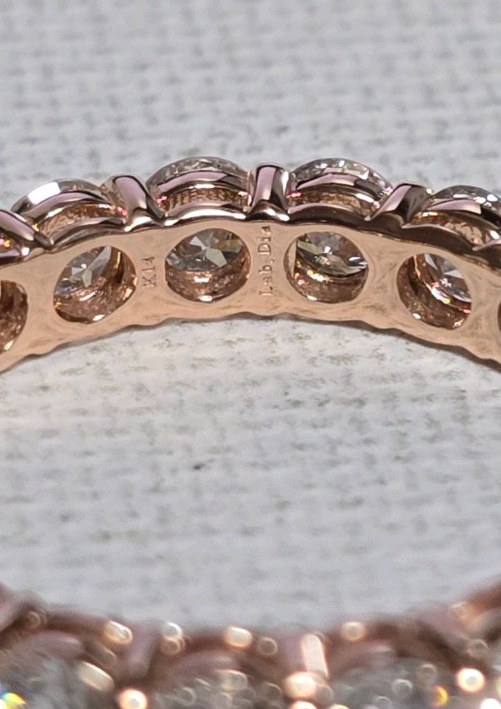 14k 랩다이아 반지--8