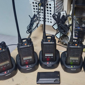 국산 윈어텍 업무용 무전기 xp-400 2대 일괄 중고판매