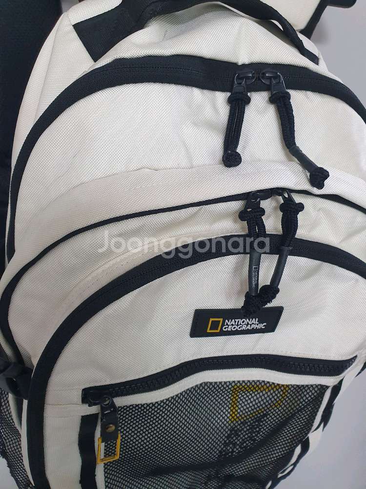 내셔널지오그래픽 파치 백팩 화이트 아이보리 블랙 책가방 초등 중등 고등 성인--4