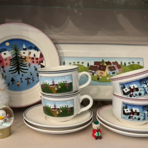 빌레로이앤보흐 디자인나이프 식기 세트6인크리스마스버젼