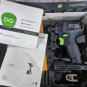 페스툴 FESTOOL TID18/4 충전 임펙 드릴 베어툴 미사용 이미지