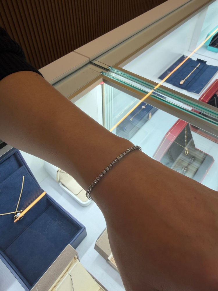 정품 다미아니 테니스팔찌 2.52 캐럿--1