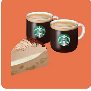 아메리카노T 2잔+마롱 몽블랑 치즈 케이크