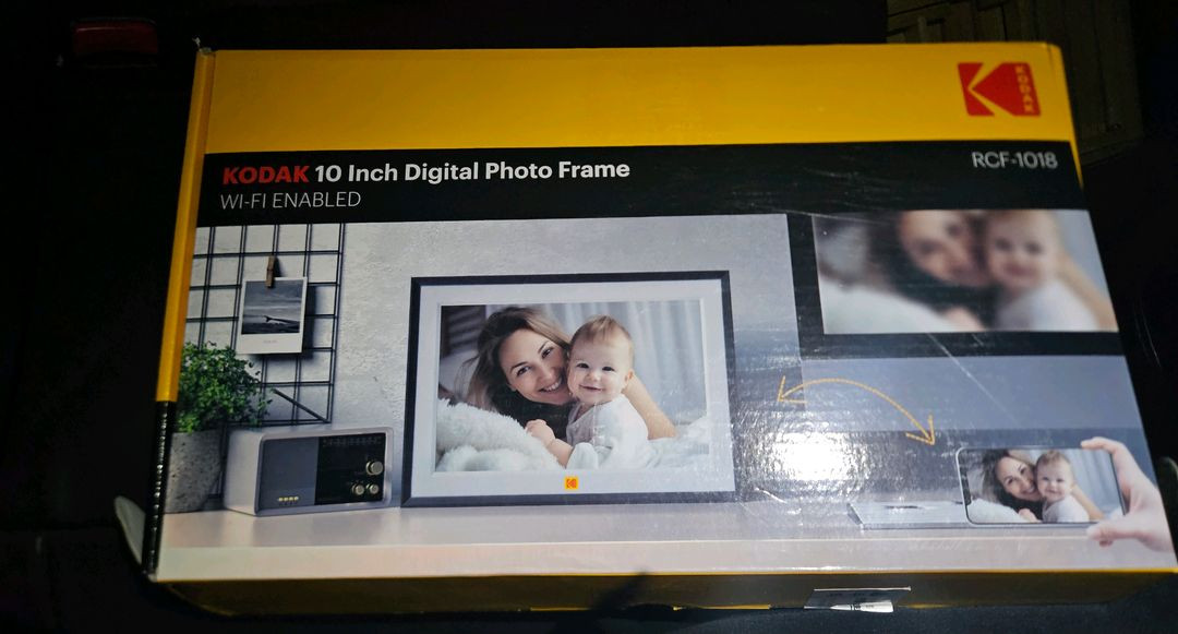 10인치 코닥 디지털 액자 와이파이 사진 전송가능--1